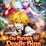 The Seven Deadly Sins anime characters in action scene