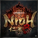 Nioh 3 fan art logo, square design.