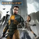 Half-Life 2 Gordon Freeman with crowbar in action scene