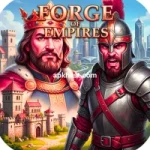 Forge of Empires city-building strategy game digital artwork