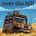 Over The Hill game old jeep in desert off-road driving scene